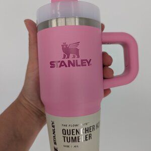NEW STANLEY cup The Quencher H2.O FlowState Tumbler 14oz peony pink